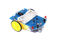 D2 - 1 Intelligent Arduino Car Robot , Yellow / Bule Arduino Robot Car Kit
